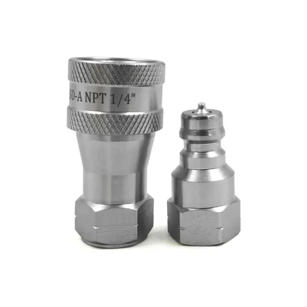 1/4" NPT Thread ISO A Quick Coupling Set IA3 Series 1/4" body size