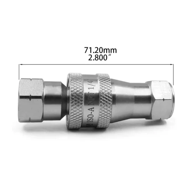 1/4" NPT Thread ISO A Quick Coupling Set IA3 Series 1/4" body size