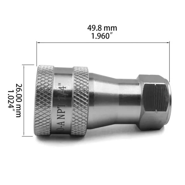 1/4" NPT Thread ISO A Quick Coupling Set IA3 Series 1/4" body size