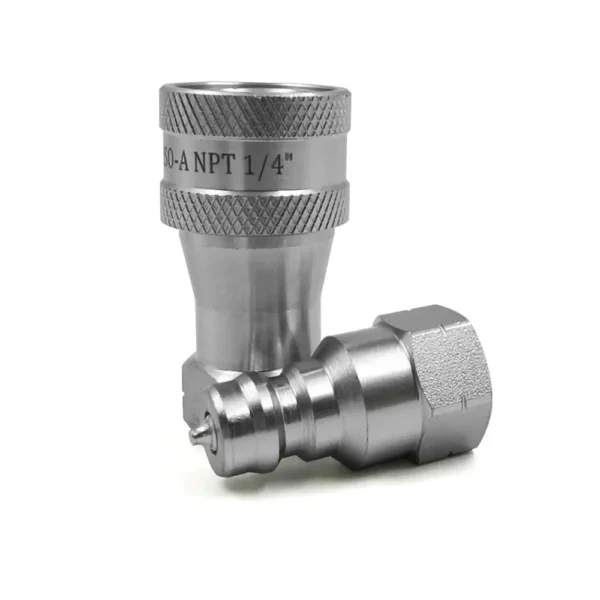 1/4" NPT Thread ISO A Quick Coupling Set IA3 Series 1/4" body size