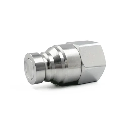 1-1/4″ Size Flat Face Male Coupler ISO 16028 With G1-1/4"(BSPP) Female Thread