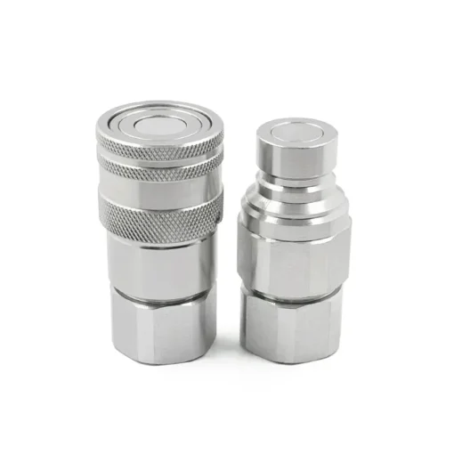 1/2" body size Flat Face Quick Coupling Set ISO 16028 With G 1/2" (BSPP) Thread