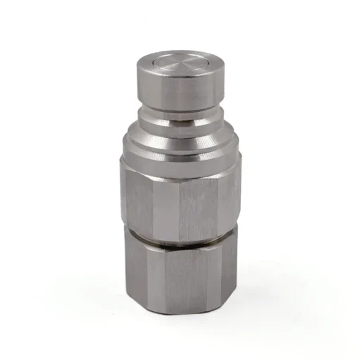 1/2″ Size Stainless Steel Flat Face Male Coupler ISO 16028 With G 1/2"(BSPP) Female Thread