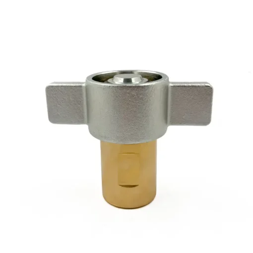 1-1/4″ WSC Series Brass Wing Style Screw Connect Female Coupler With Steel Nut, G 1-1/4″ Thread