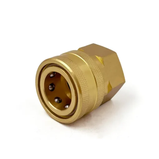 1/2″ PWB Brass Valveless Pressure Washer Female Coupler