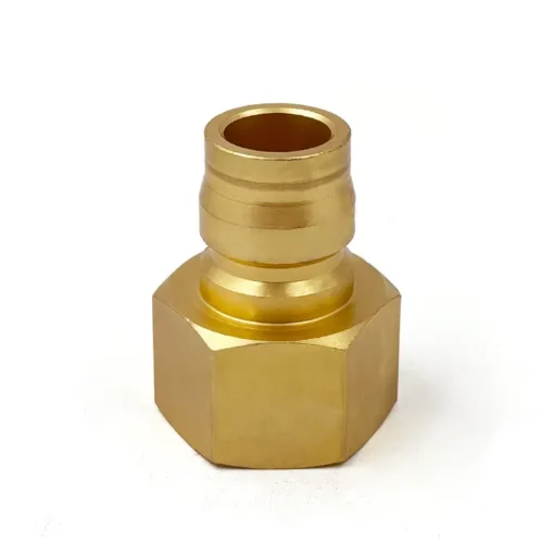 1/2″ PWB Brass Valveless Pressure Washer Male Coupler