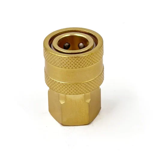 1/4″ PWB Brass Valveless Pressure Washer Female Coupler