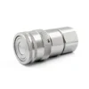 NPT 1/2" Thread 1/2“ Body Size Flat Face Quick Coupling Female Coupler