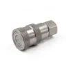 NPT 3/8" Thread 3/8“ Body Size Stainless Steel 304 Flat Face Quick Coupling Female Coupler