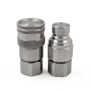 NPT 1/2" Thread 1/2“ Body Size Stainless Steel 304 Flat Face Quick Coupling Set