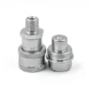 NPT 1/4" Thread ISO 14540 High Pressure Quick Coupling Set, Ball Valve