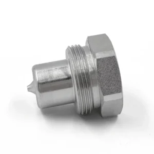 NPT 3/8" Thread ISO 14540 High Pressure Quick Coupling Male Plug, Poppet