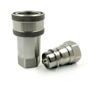 BSPP 1/2" Thread 1/2" Body Size ISO A Stainless Steel 304 Quick Coupling Set