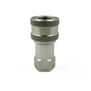 1/4" Body Size BSPP 1/4" Thread ISO A Stainless Steel 304 Quick Coupling Female Coupler