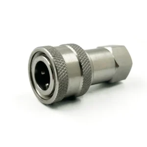 NPT 1/4" Thread 1/4" Body Size ISO A Stainless Steel 304 Quick Coupling Female Coupler