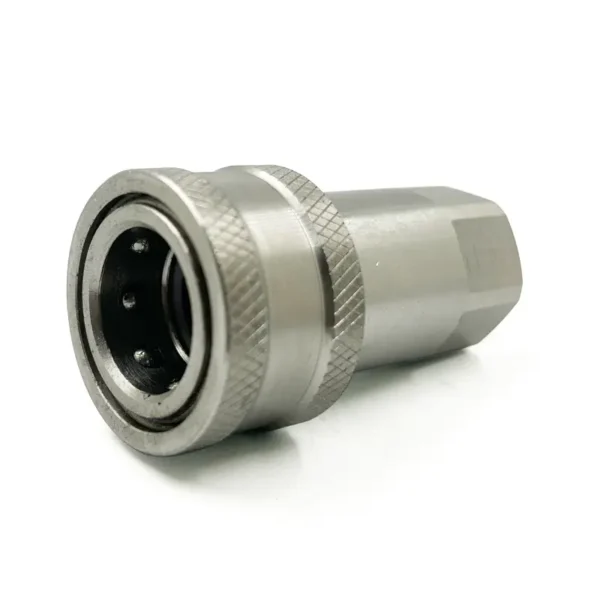 NPT 3/8" Thread 3/8" Body Size ISO A Stainless Steel 304 Quick Coupling Female Coupler