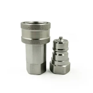 NPT 3/8" Thread 3/8" Body Size ISO A Stainless Steel 304 Quick Coupling Set