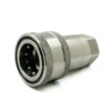 NPT 1/2" Thread 1/2" Body Size ISO A Stainless Steel 304 Quick Coupling Female Coupler