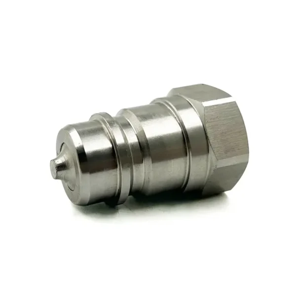 NPT 1/2" Thread 1/2" Body Size ISO A Stainless Steel 304 Quick Coupling Male Plug