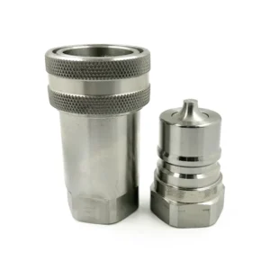 NPT 1" Thread 1" Body Size ISO A Stainless Steel 304 Quick Coupling Set