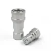 BSPP 1/4" Thread 1/4" Body Size ISO B Quick Coupling Set