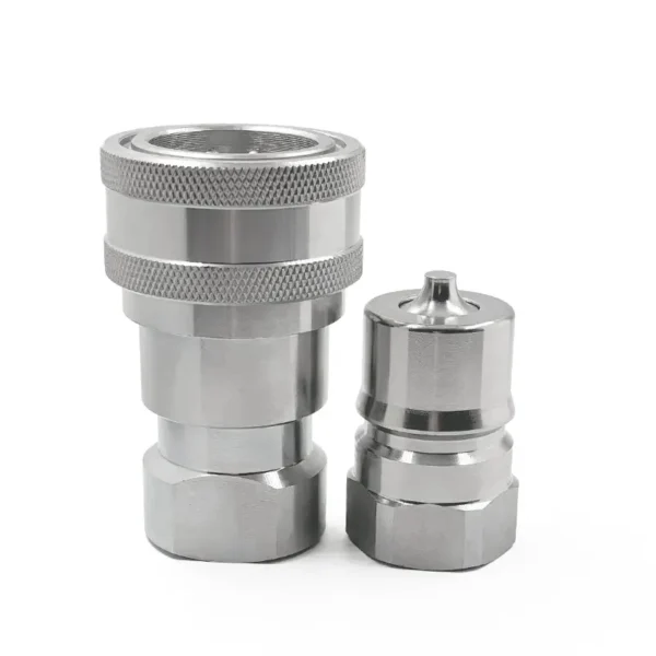 NPT 1" Thread 1“ Body Size ISO B Quick Coupling Set