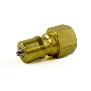 NPT 1/4" Thread 1/4" Body Size Carpet Extractor ISO B Brass Quick Coupling Male Plug