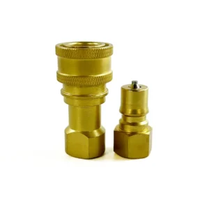 NPT 1/4" Thread 1/4" Body Size Carpet Extractor ISO B Brass Quick Coupling Set