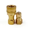 NPT 3/8" Female Thread 3/8" Body Size ISO B Quick Coupling Set