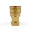 BSPT 3/4" Female Thread 3/4" Body Size ISO B Brass Quick Coupling Female Coupler