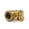 BSPT 3/4" Female Thread 3/4" Body Size ISO B Brass Quick Coupling Set