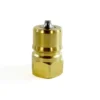 BSPT 1" Thread 1" Body Size ISO B Brass Quick Coupling Male Plug