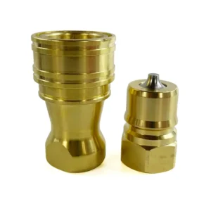 NPT 1" Thread 1" Body Size ISO B Brass Quick Coupling Set