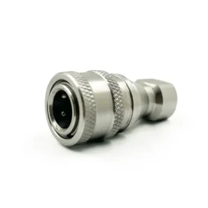 NPT 1/8" Thread 1/8" Body Size ISO B Stainless Steel 304 Quick Coupling Female Coupler