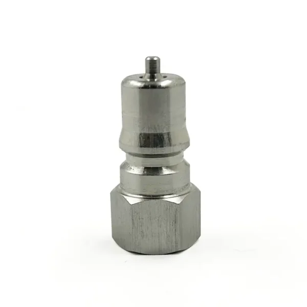 BSPT 1/8" Thread 1/8" Body Size ISO B Stainless Steel 304 Quick Coupling Male Plug