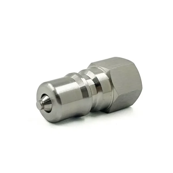 NPT 1/4" Thread 1/4“ Body Size ISO B Stainless Steel 304 Quick COupling Male Plug