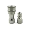 NPT 1/4" Thread 1/4“ Body Size ISO B Stainless Steel 304 Quick COupling Set