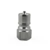 BSPT 3/8" Thread 3/8" Body Size ISO B Stainless Steel 304 Quick Coupling Male Plug