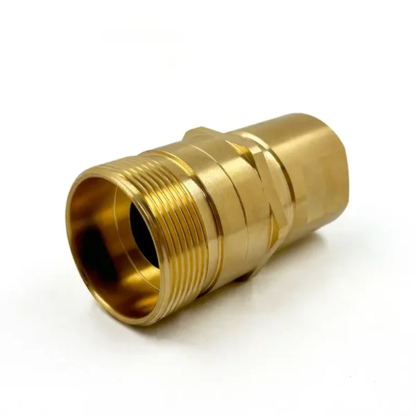 NPT 1" Thread Wing Nut Wet Line Kit Quick Coupling Set, Brass & Steel