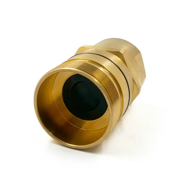 NPT 1 1/2" Thread Wing Nut Wet Line Kit Quick Coupling Set Brass & Steel
