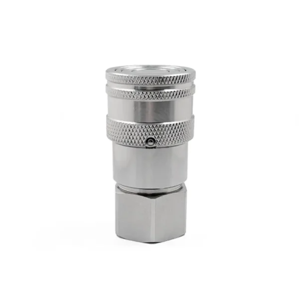 BSPP 3/4" Thread 5/8" Body Size ISO 16028 Flat Face Quick Coupling Female Coupler