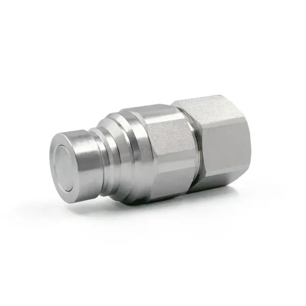 NPT 3/4" Thread 5/8" Body Size ISO 16028 Flat Face Quick Coupling Male Plug