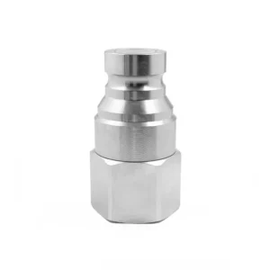 BSPP 1-1/4" Thread 1" Body Size ISO 16028 Flat Face Quick Coupling Male Plug