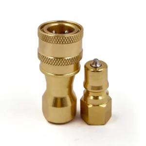 1/4" body size NPT 1/4" Female Thread ISO B Brass Quick Coupling Set